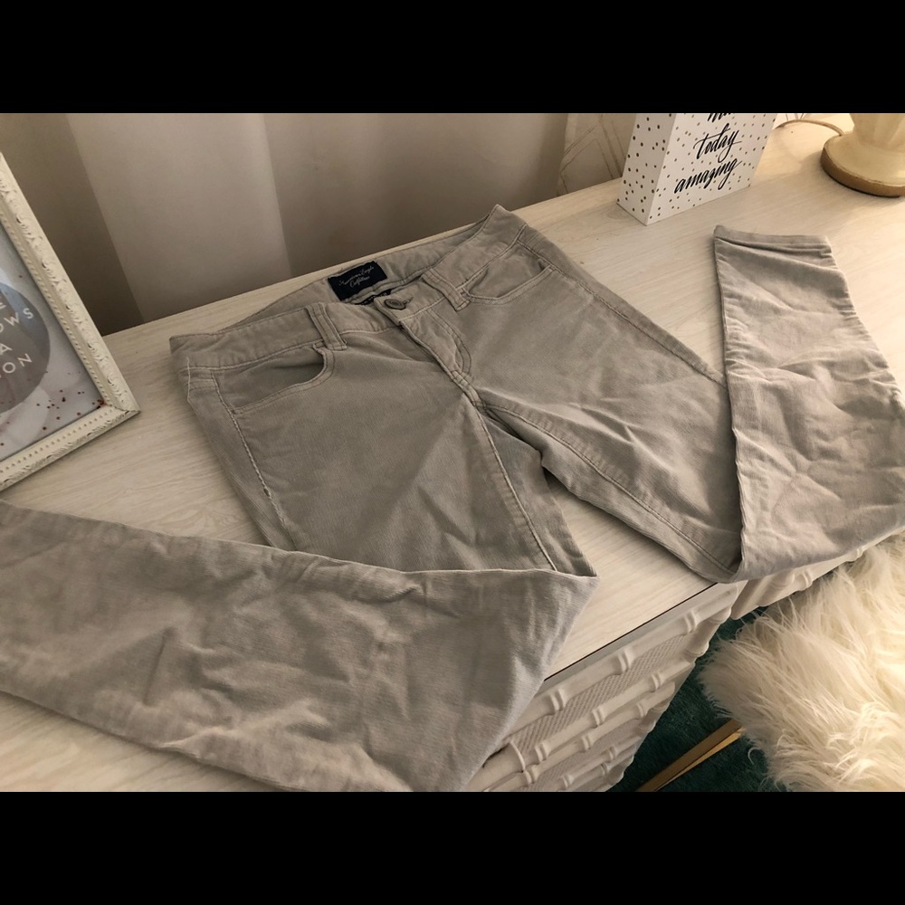 American Eagle corduroy skinny jeans